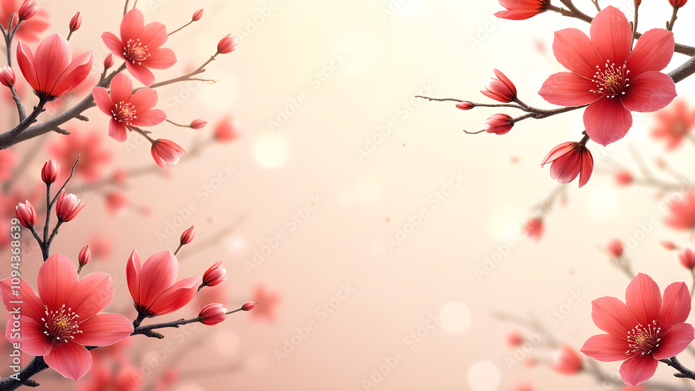 Pink Cherry Blossom Flowers Spring Background. Concept of beauty, nature, and freshness. Pink Cherry Blossom Flowers Spring Background. Concept of beauty, nature, and freshness.