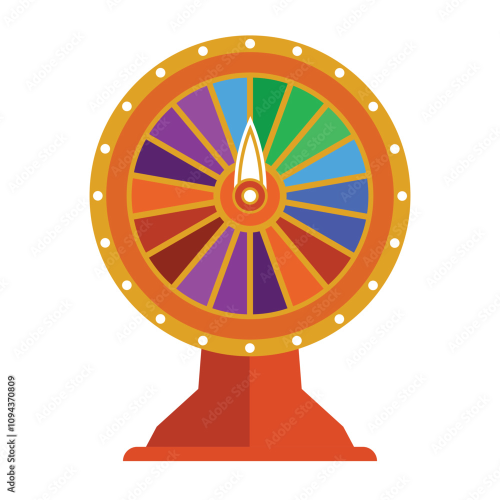 Obraz premium Fortune Wheel Illustration