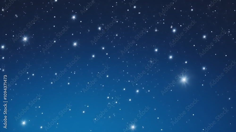 A Night Sky Filled With Twinkling Stars And Dust A Night Sky Filled With Twinkling Stars And Dust