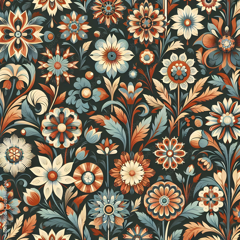 seamless floral pattern seamless floral pattern