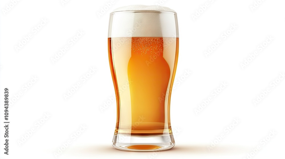 A refreshing glass of golden beer with a frothy head, perfect for relaxation. A refreshing glass of golden beer with a frothy head, perfect for relaxation.