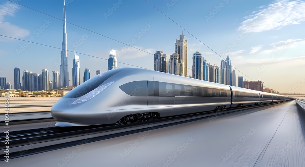 Fototapeta premium Future high-speed rail