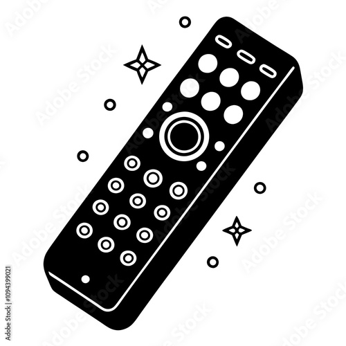 remote control isolated on white