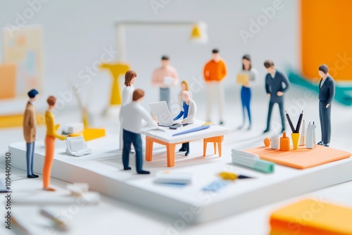 corporate team working together, white background, illustration of people, teamwork, cooperation, collaboration, unity , 