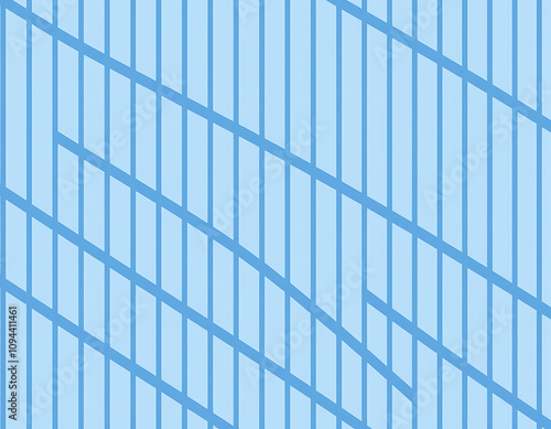 Wallpaper Mural blue glass wall Torontodigital.ca