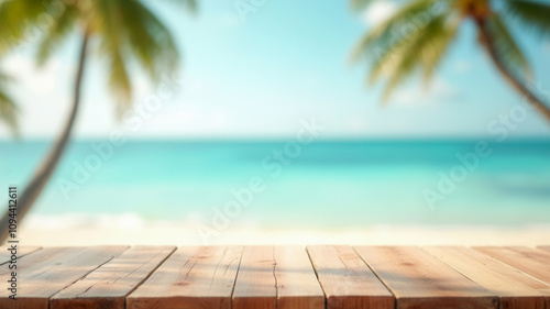 Plakat Beautiful tropical beach background