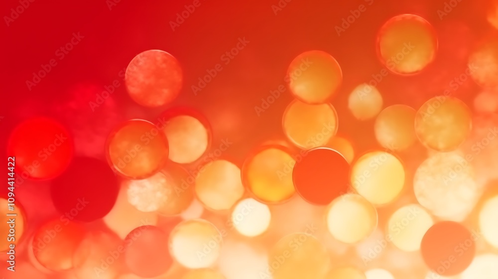 Abstract Red Orange Bokeh Light Background Abstract Red Orange Bokeh Light Background