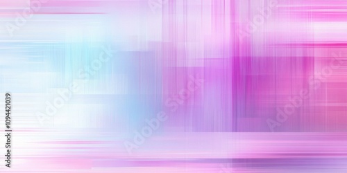 Abstract Pastel Geometric Pattern with Soft Gradient Hues of Pink and Blue