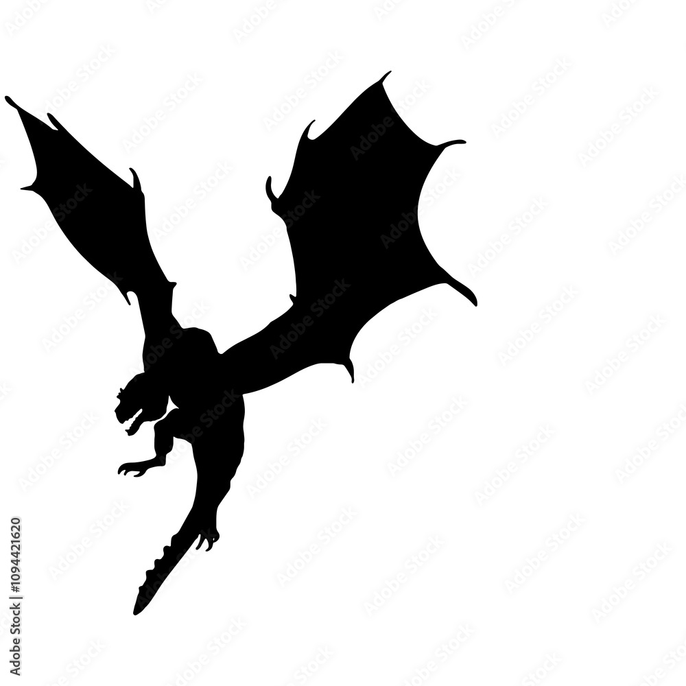 Fototapeta premium Dragon Mythology Illustration