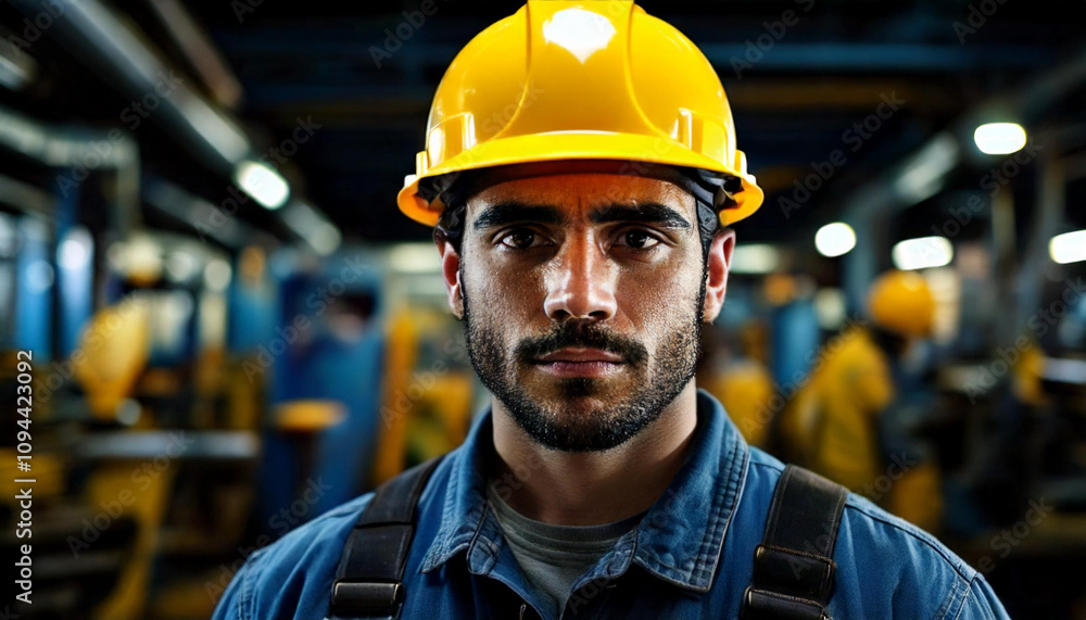 Dirty Faced Worker in Helmet Dirty Faced Worker in Helmet