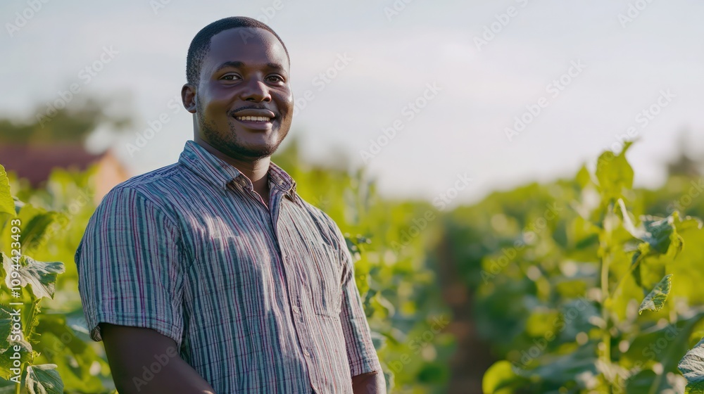 African farmer utilizing agricultural banking solutions for irrigation projects in Lusaka, Zambia African farmer utilizing agricultural banking solutions for irrigation projects in Lusaka, Zambia