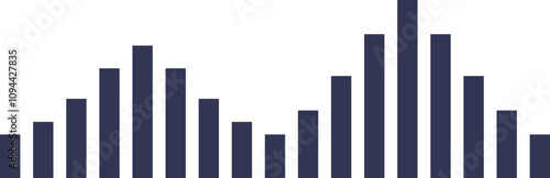 Free Download Bar graph representing data analysis and trends. - GFXLoad