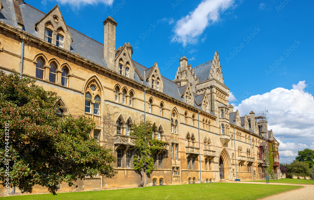 Christ Church College building. Oxford, England