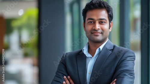 Indian entrepreneur exploring small business banking services in Bengaluru, India