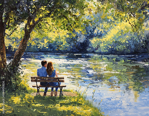 Couple by the River