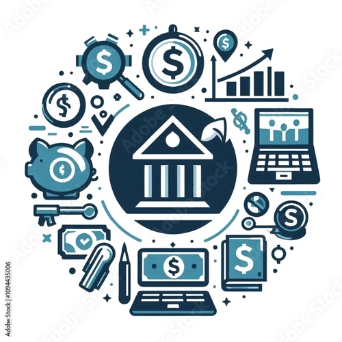 Finance logo vector