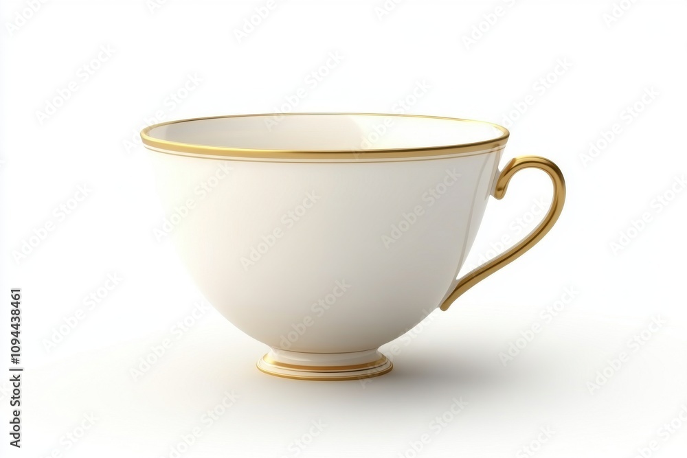 cup of coffee with milk on white cup of coffee with milk on white