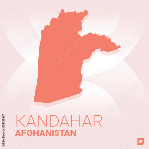 Kandahar vector map, Vector map of Kandahar, editable eps, AI files, Vector illustration of Kandahar vector map