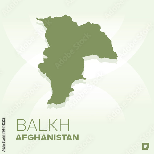 Balkh vector map, Vector map of Balkh, editable eps, AI files, Vector illustration of Balkh vector map