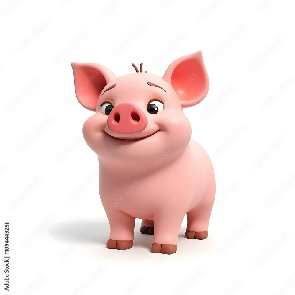 Smiling Pink Pig
Smiling Pink Pig