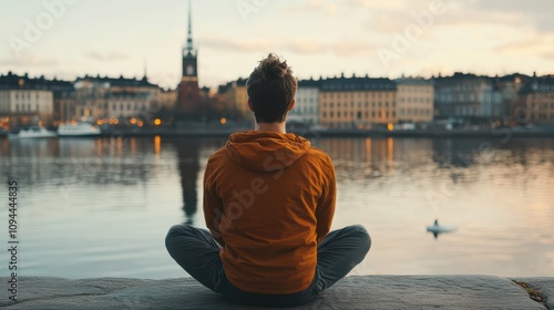 Mental health apps being used by professionals in Stockholm, Sweden, to promote mindfulness and stress management photo