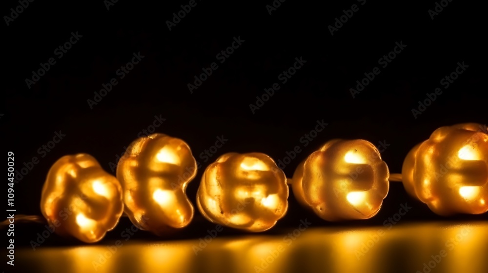 Illuminated Halloween Jack O Lantern String Lights Illuminated Halloween Jack O Lantern String Lights