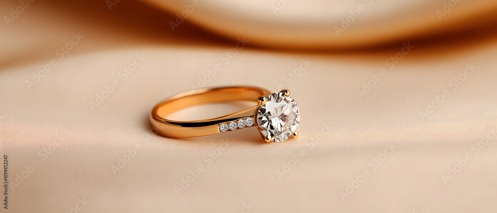 The beauty of diamonds and their luxury suit the beautiful scenery. For couples or ladies, look good and stylish. and space for writing text The beauty of diamonds and their luxury suit the beautiful scenery. For couples or ladies, look good and stylish. and space for writing text