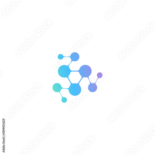 bio splash, pharma, clinic logo, abstract water, floral neuron logo plasma water hexagon geometric vector. abstract, biotech atom, molecule, nano, sparkling water.
