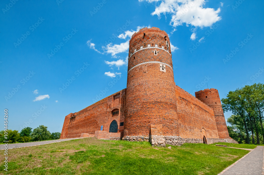 Castle of the Masovian Dukes. The castle was built in the fourteenth or fifteenth century by the Masovian Duke Siemowit III. The castle is located in Ciechanow, Masovian voivodeship, in Poland Castle of the Masovian Dukes. The castle was built in the fourteenth or fifteenth century by the Masovian Duke Siemowit III. The castle is located in Ciechanow, Masovian voivodeship, in Poland
