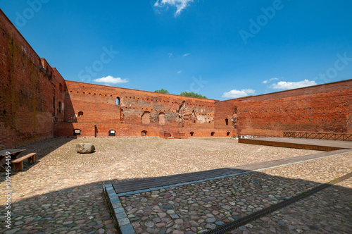 Castle of the Masovian Dukes. The castle was built in the fourteenth or fifteenth century by the Masovian Duke Siemowit III. The castle is located in Ciechanow, Masovian voivodeship, in Poland photo