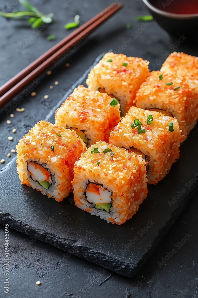 Delicious sushi rolls Delicious sushi rolls