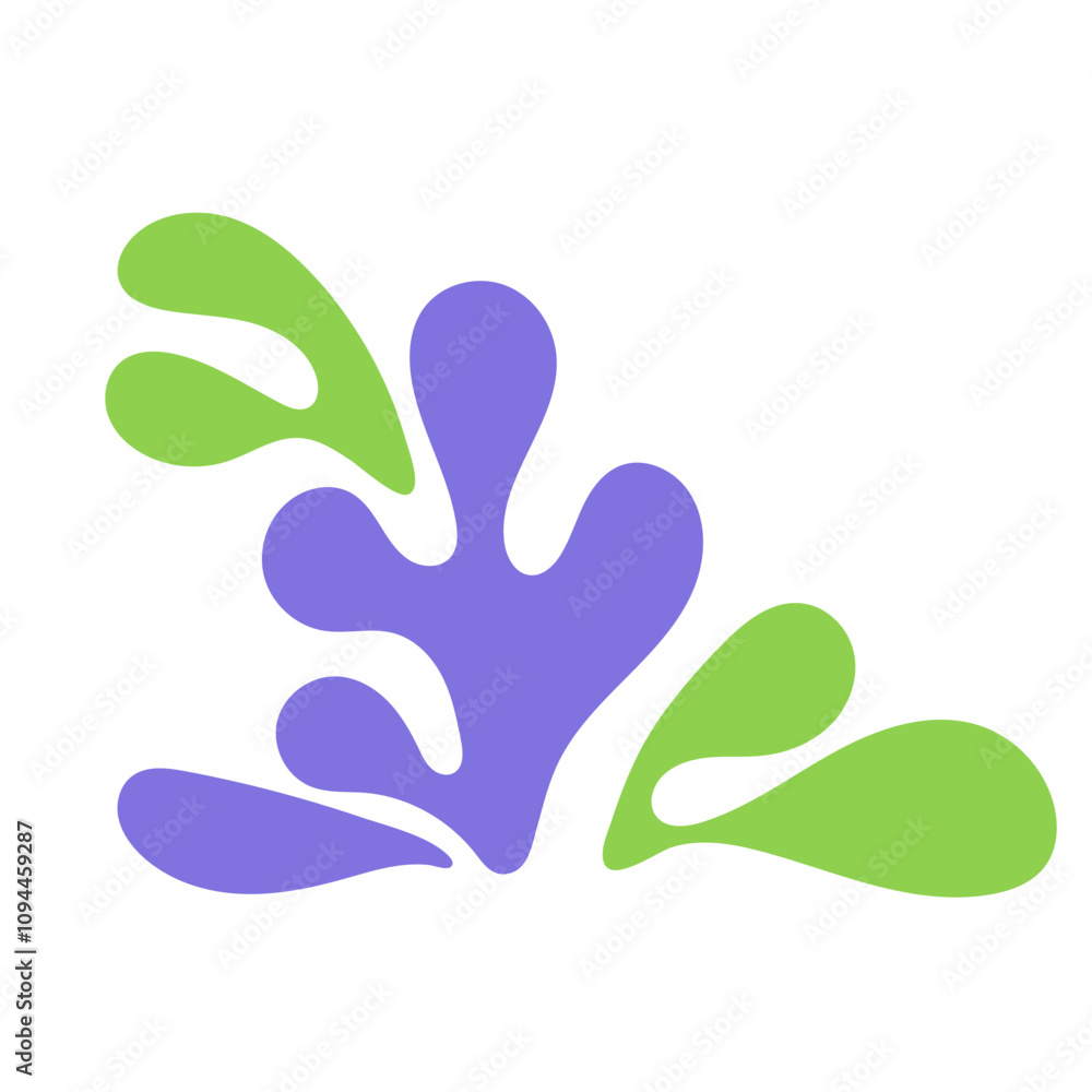 Abstract Leaves Shape Abstract Leaves Shape