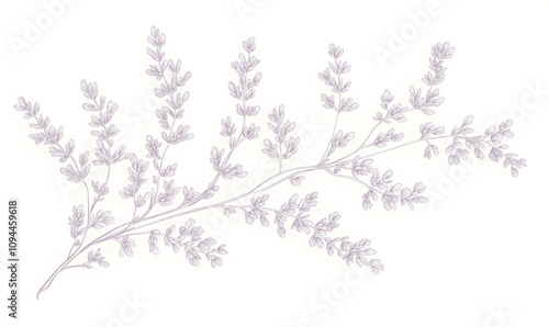 modern 2D doodle cartoon flower concept with open space for text, featuring whimsical floral and leafy elements on crisp white backgrounds.