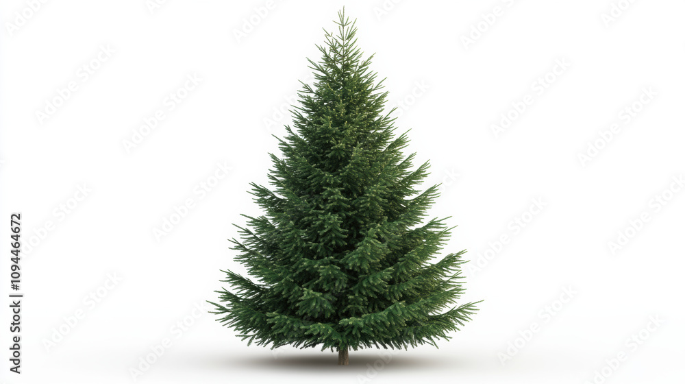 Fototapeta premium majestic Christmas tree, radiating festive cheer and bright light