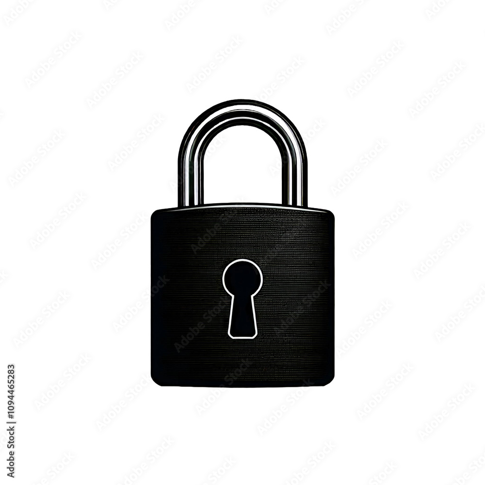 padlock isolated
