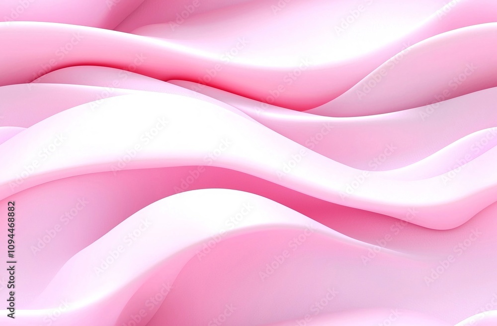 Tessuto in seta o raso, che fa delle morbide onde rosa chiaro Tessuto in seta o raso, che fa delle morbide onde rosa chiaro