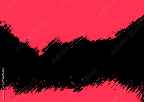Brightly coloured hand painted grunge design background 