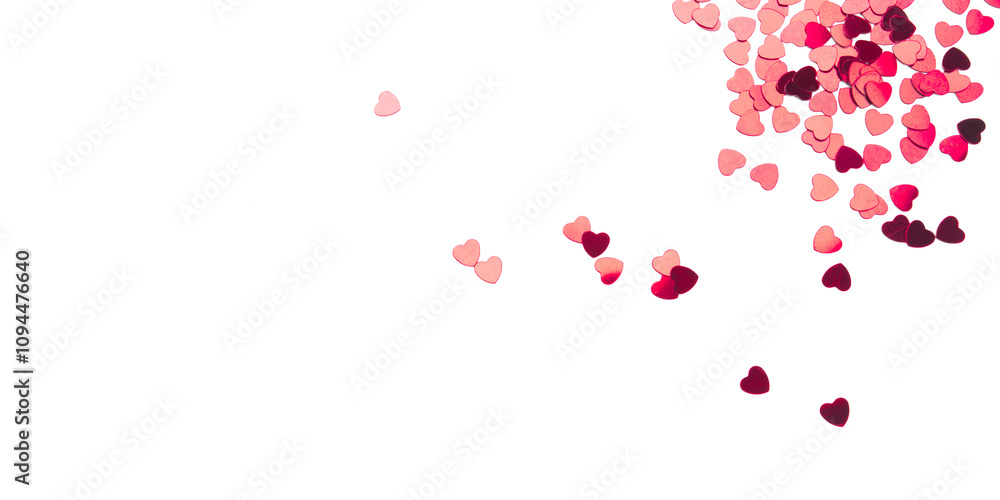 Red hearts on transparent background. Valentine's day concept. Red hearts on transparent background. Valentine's day concept.