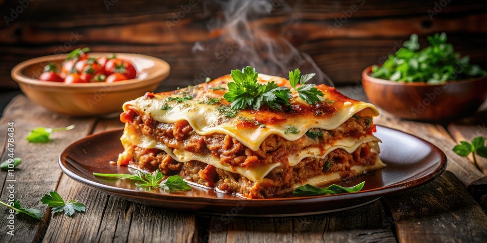 Mouthwatering Lasagna with Layers of Cheese and Rich Meat Sauce - Perfect Comfort Food for Family Dinners and Italian Cuisine Lovers Mouthwatering Lasagna with Layers of Cheese and Rich Meat Sauce - Perfect Comfort Food for Family Dinners and Italian Cuisine Lovers