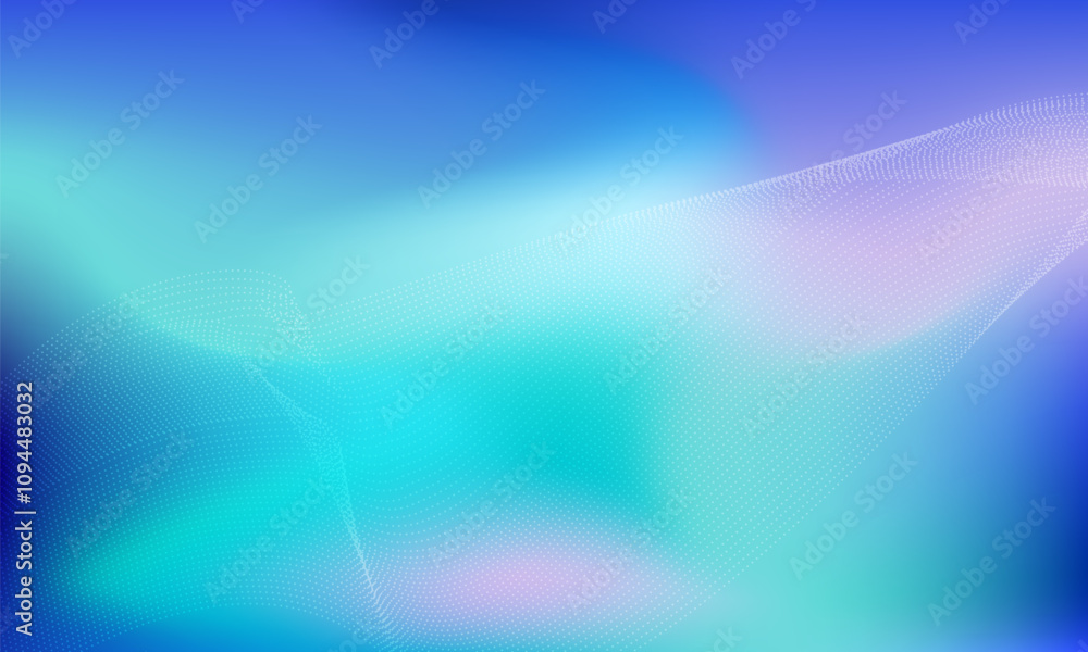 Hand drawn vector gradient background. Northern Lights in cool shades. Vector illustration with dots pattern for design. Modern colorful background. Hand drawn vector gradient background. Northern Lights in cool shades. Vector illustration with dots pattern for design. Modern colorful background.