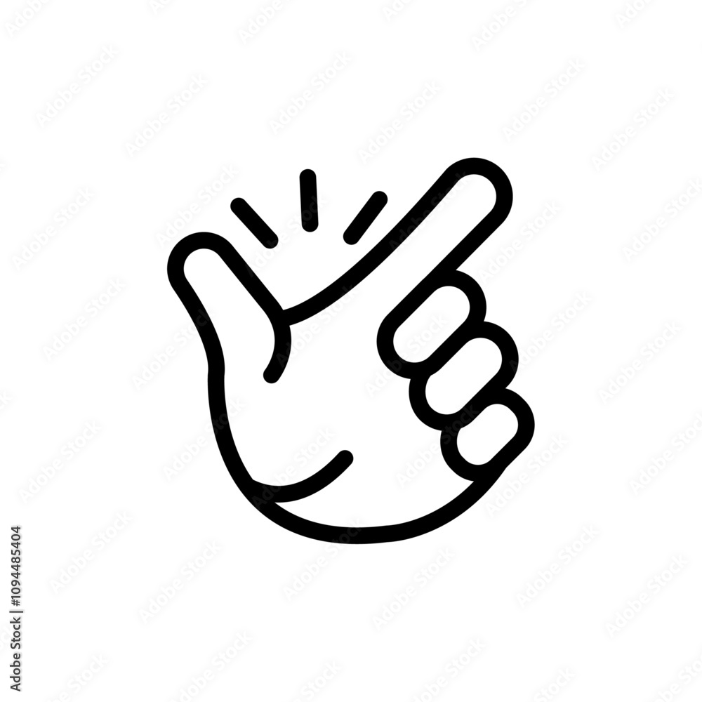 Fototapeta premium Easy icon Black and white outline vector