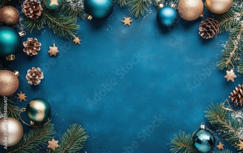 blue christmas background professional photo