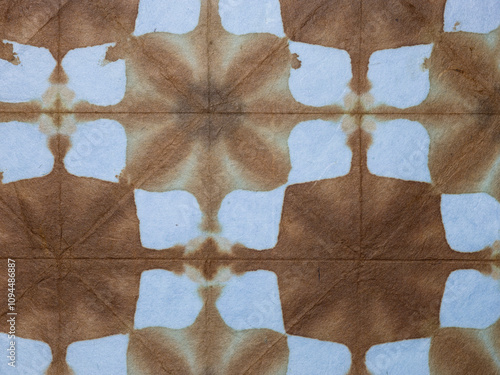 日本の伝統染め　和紙　