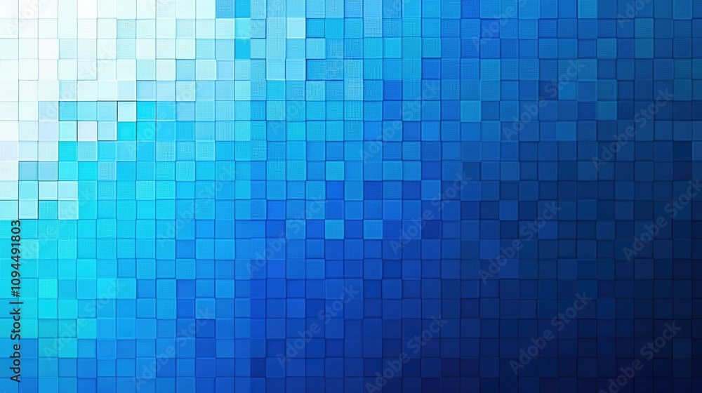 Abstract Blue Mosaic Background for Modern Design Abstract Blue Mosaic Background for Modern Design