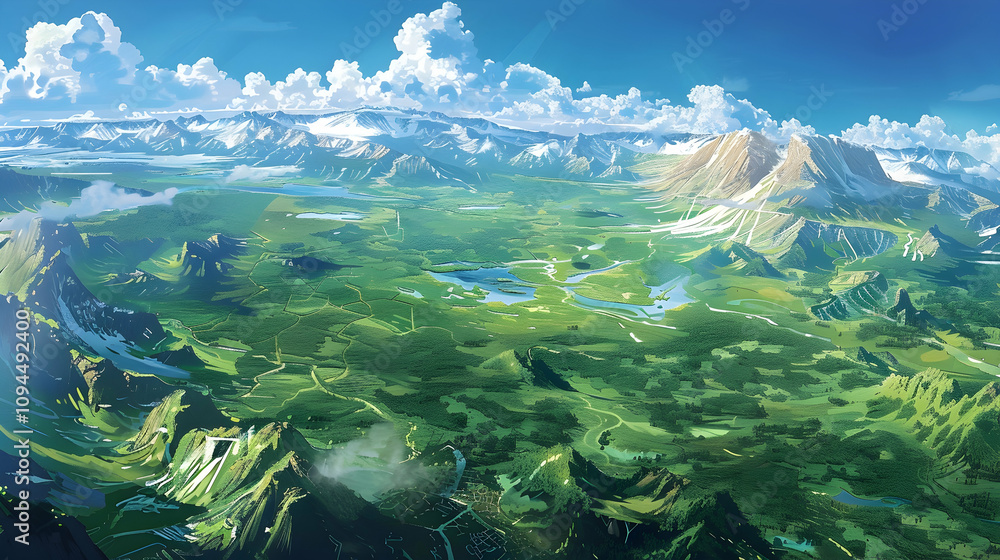 Vast terrains unfolded outside the window, showcasing diverse ecosystems and climates, each more striking than the last Vast terrains unfolded outside the window, showcasing diverse ecosystems and climates, each more striking than the last