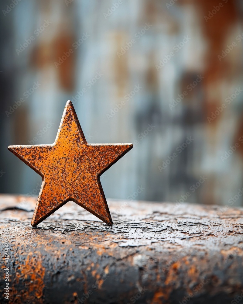 A rustic star rests on a weathered surface, showcasing a blend of textures and earthy tones. A rustic star rests on a weathered surface, showcasing a blend of textures and earthy tones.