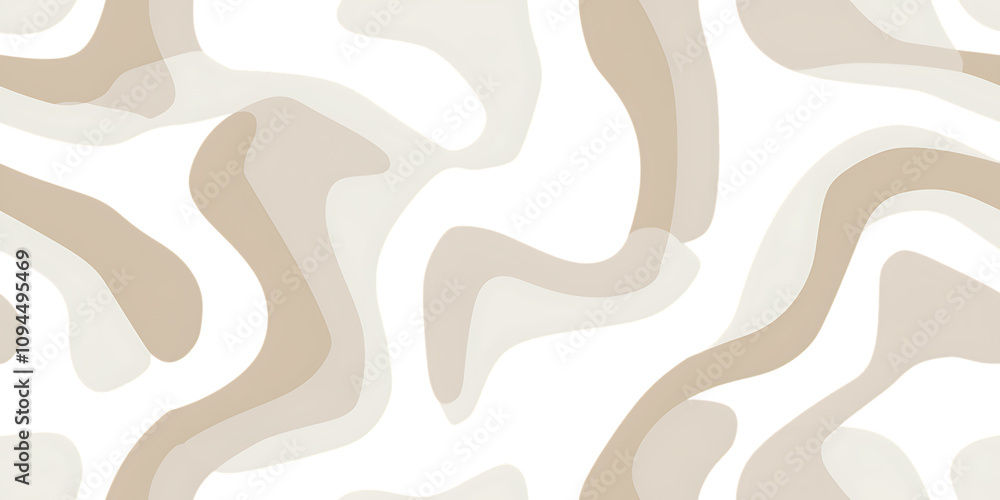 Beige Wavy Pattern - Abstract Neutral Design Background Beige Wavy Pattern - Abstract Neutral Design Background