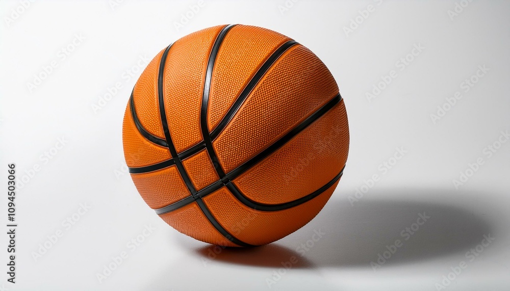 Fototapeta premium basketball ball isolated on white background