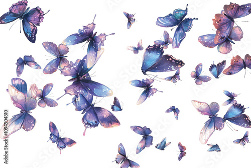 collection of butterflies