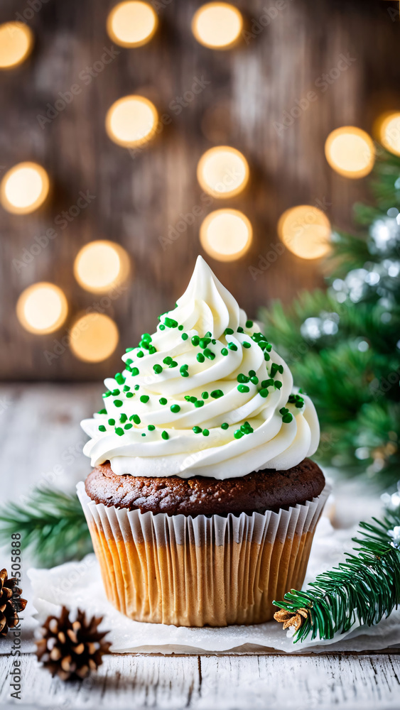 Christmas tree cupcakes Christmas tree cupcakes